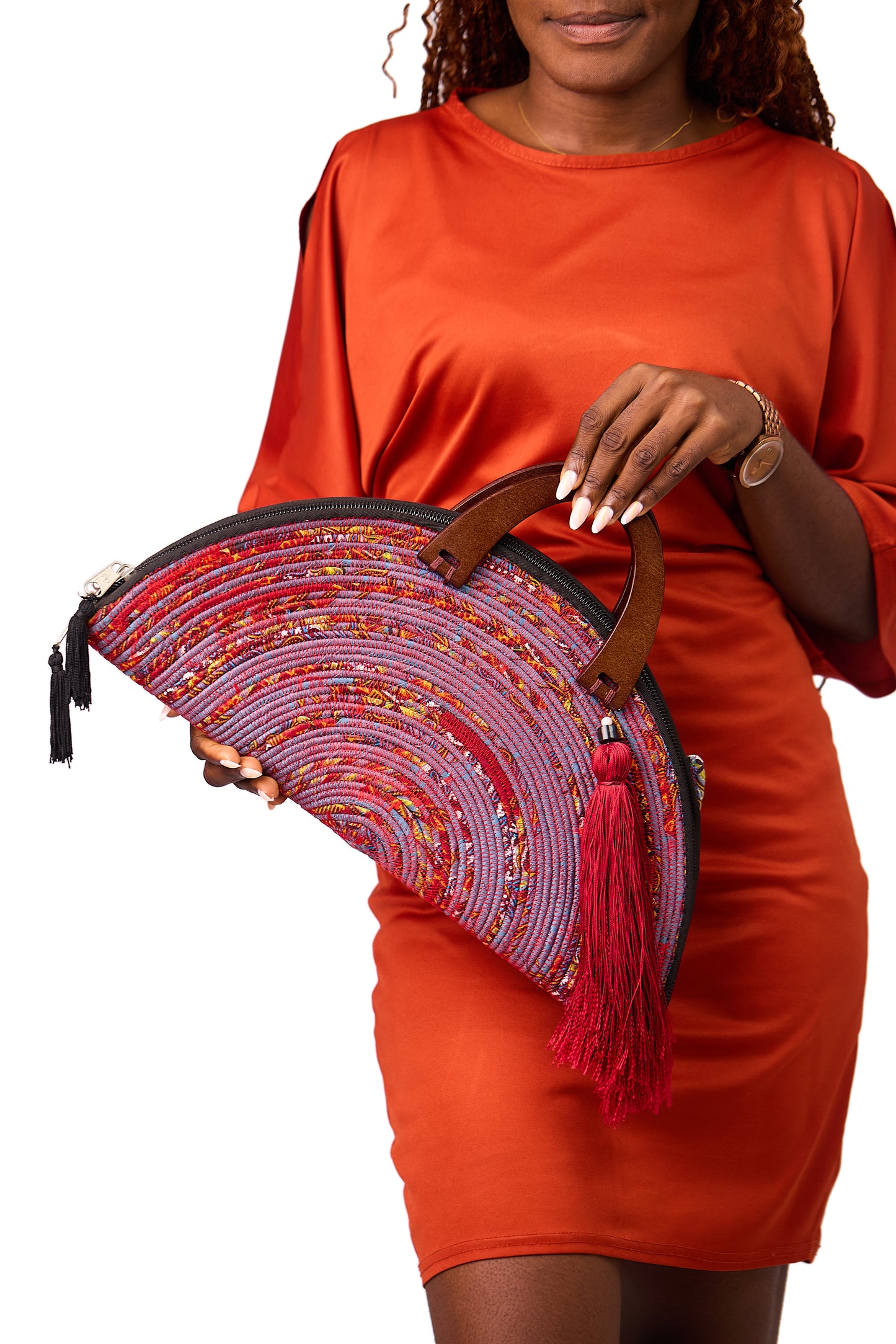Ruby Arc Handbag