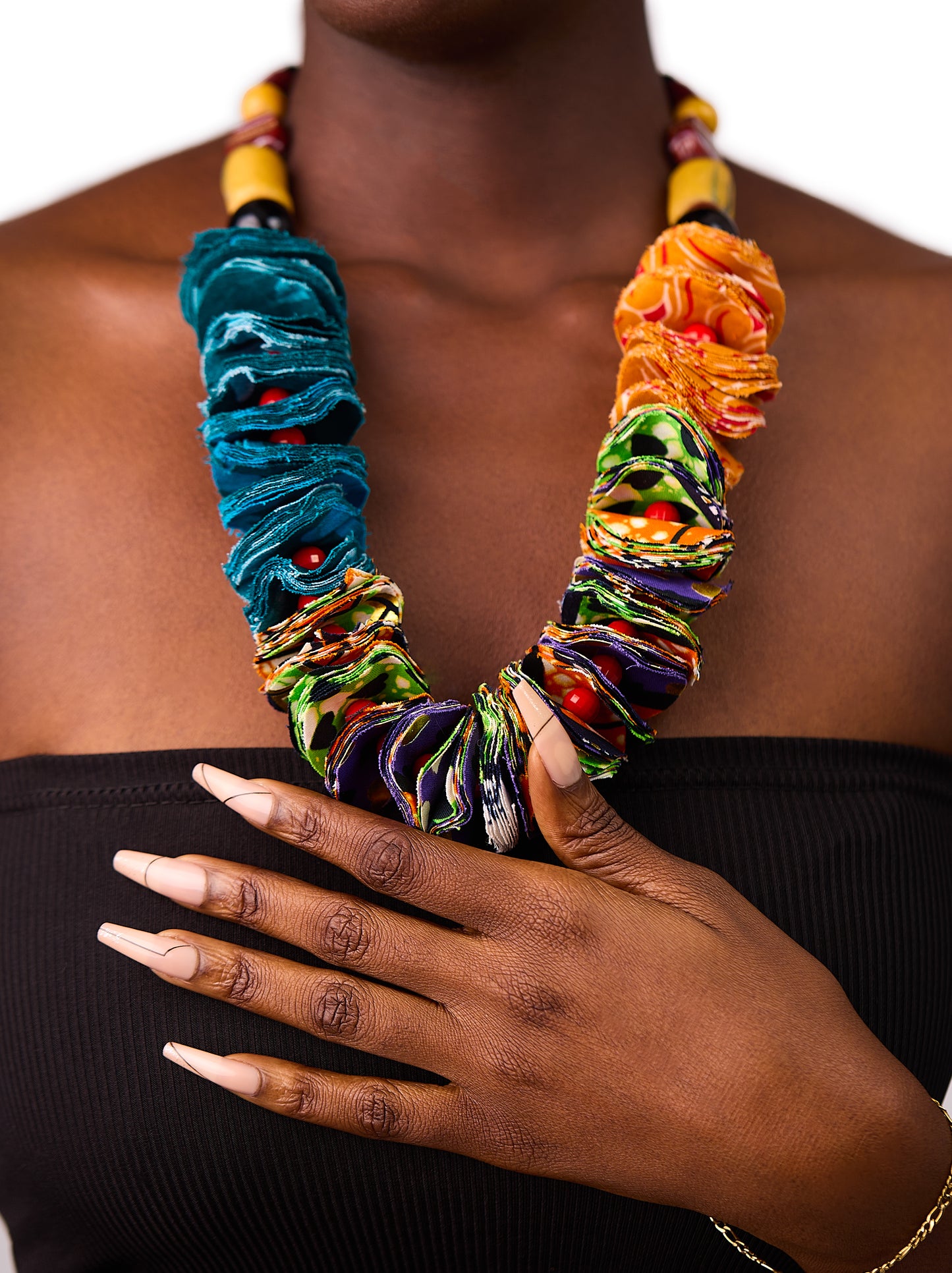 Crimson Cascade Necklace